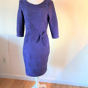 Calvin Klein Purple Dress w 3/4 sleeves - Size 6